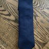 Price Drop: Hober Soft Navy Grenadine Fina Silk Tie