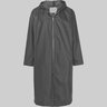 SOLD❗️A-Cold-Wall Raincoat PU Hooded Mac Coat Oversized Black S-M