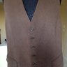 The Natural Style-Nordstrom-Soft Brushed Cotton Vest Waistcoat - Excellent - XL