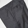 【Sold】VALENTINI CHARCOAL GRAY WOOL FLANNEL PANTS, SIZE 34
