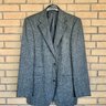 Sartoria JP Ticket Pocket Blazer Sport Coat Super 180s Gray Herringbone 44R or 44L