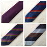 Fiorio Milano BNIB BNWT Classic Ties Medallions Repp Sripes Wool Silk