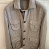 SOLD | EIDOS Ragosta Field Jacket in Oatmeal Wool/Cashmere IT 52 NWOT