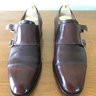 Carmina Burgundy (Oxblood) Shell Cordovan Double Monk Strap - 7.5 UK, 8.5 US