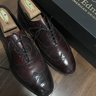 Allen Edmonds merlot McAllister size 7.5EEE