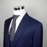 SOLD! NWT PAL ZILERI MAINLINE HANDMADE SOLID NAVY WOOL SUIT US44/EU54