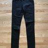 SOLD SLP Saint Laurent Paris Hedi Slimane D02 Black Destroyed Skinny Jeans 32