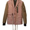 SOLD LNWOT Dsquared2 Hybrid Blazer Sport Coat Field Jacket w Chains Made In Italy EU 48 US 38