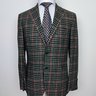 SOLD! NWT SARTORIO BY KITON GUN CLUB CHECK CASHMERE BLEND FLANNEL BLAZER US44/EU54