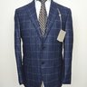 SOLD! NWT CARUSO BLUE PLAID LORO PIANA WOOL FLANNEL SPORT COAT US42