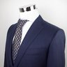 SOLD! NWT CARUSO NAVY STRIPE LORO PIANA TASMANIAN 150'S WOOL SUIT