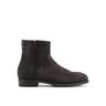 NIB - Project TWLV Flame Yucca Anthracite Suede Leather Zipper Boots - RRP $520