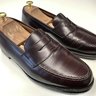 **SOLD** Crockett & Jones Boston penny loafer burgundy cavalry calf UK 10 E Great Condition