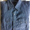 Engineered Garments Chambray Western Shirt size Medium, BNWT