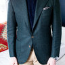 Want To Buy: Eidos Emerald Green Herringbone Sport Coat (SIZE 50 IT / 40 US or SIZE 52 IT / 42 US)