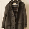 [Sold] Burberry grey duffle coat