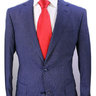 SOLD! PAL ZILERI Blue/Black Wool-Linen Suit 36 Drop 7