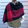 Engineered Garments Button Shawl Black/Red Plaid BNWT  Woolrich cloth