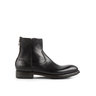 Sold - NIB - Project TWLV Flame Black Washed Horsehide Leather Zipper Boots - RRP: US$490.00