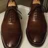 [SOLD] Carlos Santos Classic Oxford in Chestnut - 9 UK / 10 US