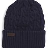 SOLD! NWT Barbour "Balfron" Cable Knit Beanie Navy Blue Retail $49