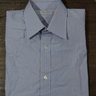 SOLD! NWT Charvet White/Blue/Orange Stripe Dress Shirt 16L Retail $545