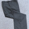 Howard Yount (Hertling) - Mid-grey flannel trousers with side tabs - size 38