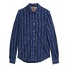 SOLD❗️MISSONI Space-Dye Blue Striped Shirt M