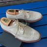 **SOLD** NIB ALDEN LONGWING BLUCHERS, 9.5D US BARRIE LAST in MILKSHAKE SUEDE