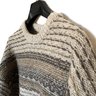 NWT Pilgrim Surf + Supply “Seele” Relaxed Drop Shoulder Reverse Fair Isle Tweed Sweaters