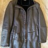 Brooks Brothers Mens Brown Shearling Coat Size S $900