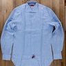 ISAIA blue 100% linen shirt - Size 39 / 15.5 - NWOT