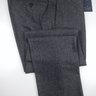 SOLD! NWT GTA Manifattura Pantaloni Charcoal Gray Flannel Wool Pants EU50