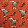 Hermes Paris Fun Whimsical Red Circus Animal Print Silk Tie 7681 TA 58“ X 3.5“