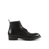 NIB - Cult Black Washed Horsehide Leather Balmoral Boots - RRP - US$460