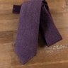 ISAIA purple 100% cashmere tie - NWT