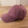 ISAIA dusty red 100% cashmere baseball cap - Size Medium / 58 - NWT