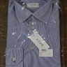 SOLD NWT Eton Contemporary Fit Blue & White Stripe Shirt Size 16