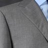 SOLD $4200 Sartoria Partenopea Solid Grey Wool and Silk Lightweight Suit 40R US 50 EU