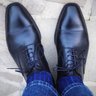 SOLD ! @@@SKOLYX OXFORD BLACK SHOES - SIZE 8.5