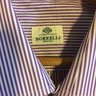 LUIGI BORRELLI NAPOLI STRIPE DRESS SHIRT