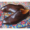 SOLD - BNIB John Lobb "Saunton" Dark Brown Misty Calf Oxford Shoes Size UK 10 EE 7000