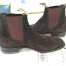 RM Williams Chocolate Suede Chelsea Boots - size 12G