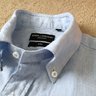 Spier and Mackay Light Blue Linen Shirt Size 16