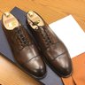 Sold - New Edward Green for Brooks Brothers Borden Calf Derby Cap Toe Oxfords US 12E