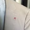 *SOLD* ISAIA Tan 'Gregory' 3-2 Roll Open Patch Pocket Blazer Jacket - Size 38R