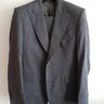 Solid gray Chester Barrie suit w/wide peak lapels, size 42R / 52R SOLD