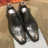 SOLD - NIB Gaziano Girling ST JAMES II in Black Deco Calf TG73 UK 11F US 12D. BEAUTIFUL Shoes!