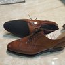 BNIB Carmina Bourbon Shell Brogue 6.5UK Rain D