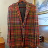 SOLD! AUTHENTIC 1960's 3/2 sack jacket in BLEEDING MADRAS! This is NOT MADE ANY MORE!